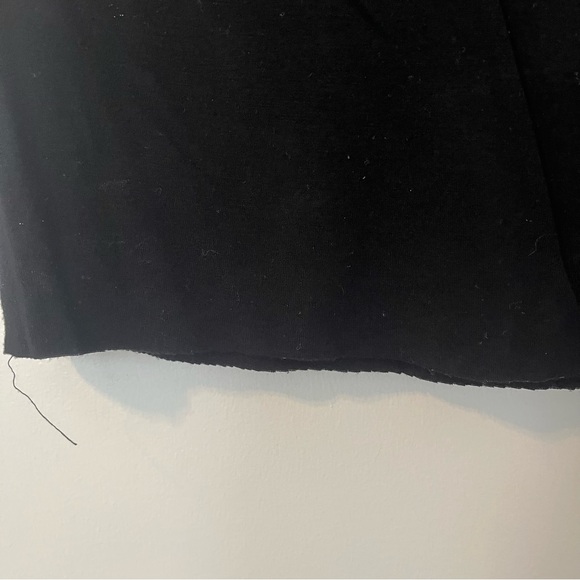 Bailey 44 Black front leather panel women’s size medium t-shirt short sleeve - Picture 6 of 6